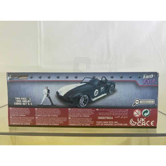 NEW 1/32 Jada DC Comics 1965 Shelby Cobra 427 S/C & Two-Face Figure - Picture 4 of 8